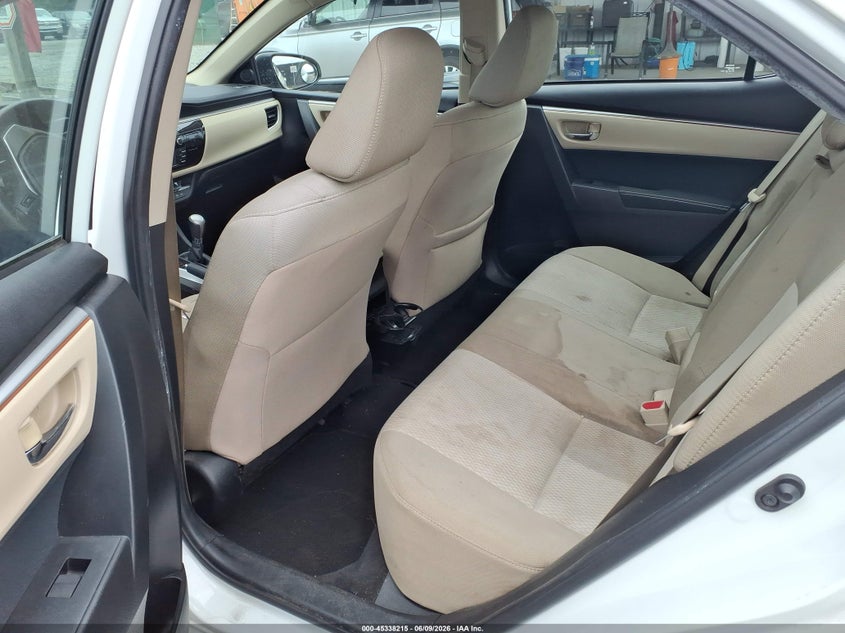 2016 Toyota Corolla VIN 5YFBPRHE2GP568002 IAAI salvage auction — NORMAL WEAR, Clear (Georgia), sold $2,750 on 2026-07-20 (photo 8)