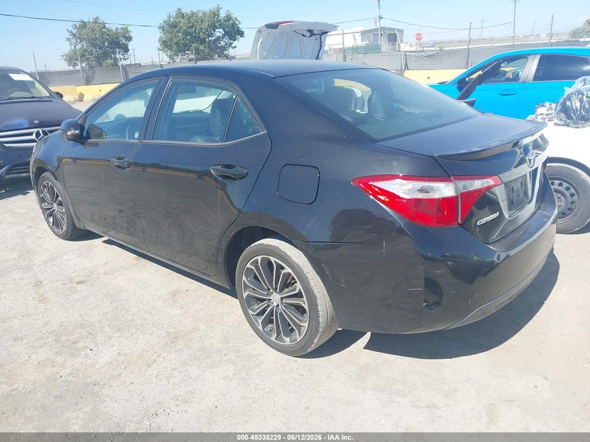 2015 Toyota Corolla VIN 5YFBURHE5FP315974 IAAI salvage auction — FRONT END, Salvage Title, sold $2,125 on 2026-07-16 (photo 3)