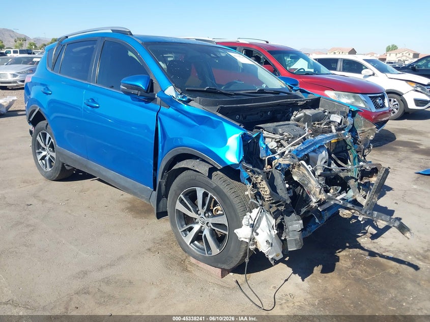 2017 Toyota Rav 4 VIN JTMWFREV4HD097144 IAAI salvage auction — FRONT END, Salvage Title, sold $250 on 2026-07-28 (photo 1)