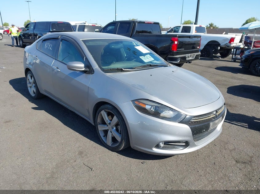 2015 Dodge Dart VIN 1C3CDFEB7FD193591 IAAI salvage auction — SIDE, Wait Title, sold $875 on 2026-08-14 (photo 1)