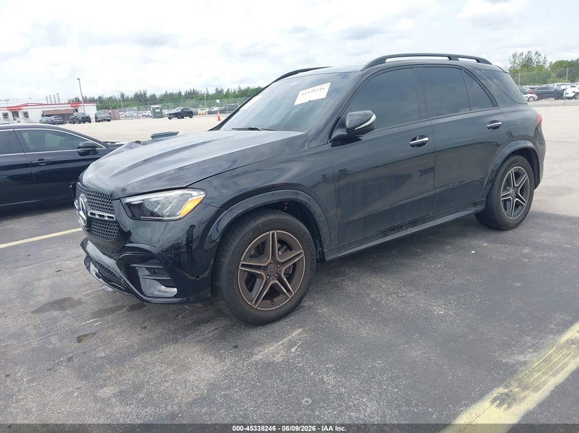 2026 Mercedes-benz Gle VIN 4JGFB4FB9TB509397 IAAI salvage auction — RIGHT FRONT, Salvage Title, sold $30,750 on 2026-07-30 (photo 2)