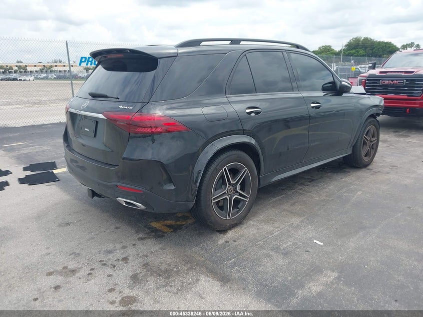 2026 Mercedes-benz Gle VIN 4JGFB4FB9TB509397 IAAI salvage auction — RIGHT FRONT, Salvage Title, sold $30,750 on 2026-07-30 (photo 4)