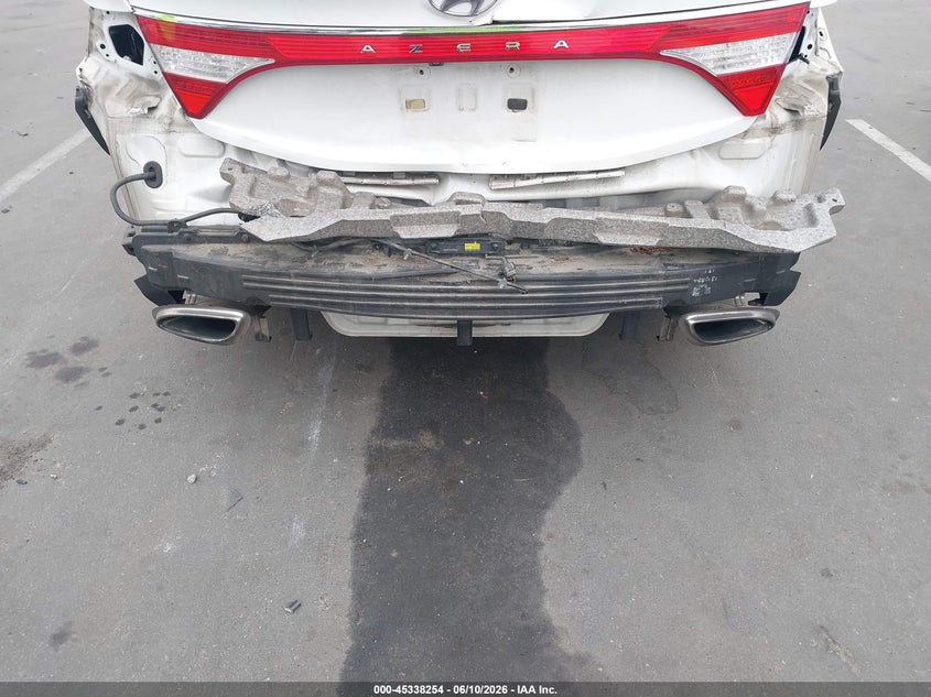 2014 Hyundai Azera VIN KMHFG4JG8EA340406 IAAI salvage auction — REAR END, Salvage (Idaho), sold $400 on 2026-07-15 (photo 6)