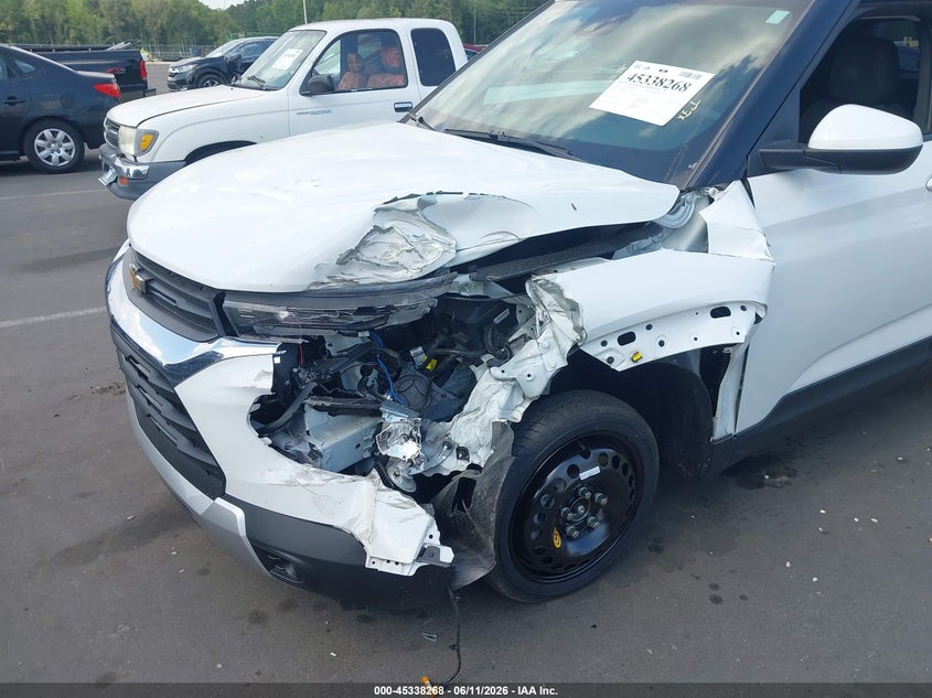 2023 Chevrolet Trailblazer VIN KL79MPS26PB159796 IAAI salvage auction — LEFT FRONT, Salvage (North Carolina), sold $4,400 on 2026-07-29 (photo 6)