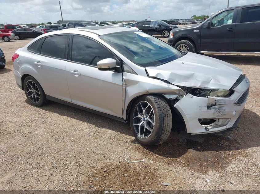2017 Ford Focus VIN 1FADP3H24HL214316 IAAI salvage auction — RIGHT FRONT, Salvage (Texas), sold $375 on 2026-07-10 (photo 1)
