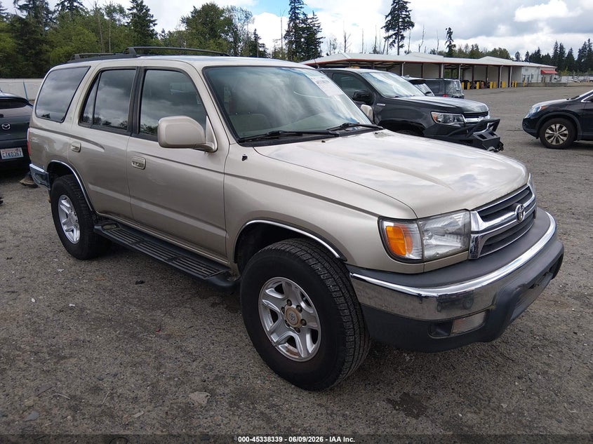 2002 Toyota 4runner VIN JT3GN86R220242557 IAAI salvage auction — NORMAL WEAR, Clear (Washington), sold $1,450 on 2026-07-08 (photo 1)