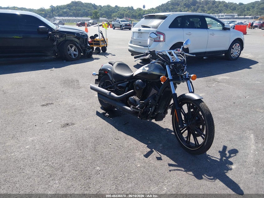 2020 Kawasaki Vn 900 VIN JKAVN2C19LA074176 IAAI salvage auction — FRONT END, Salvage (Illinois), sold $1,200 on 2026-07-15 (photo 1)