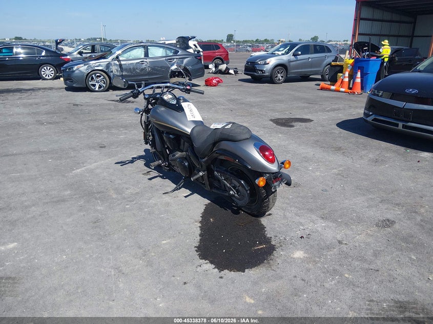 2020 Kawasaki Vn 900 VIN JKAVN2C19LA074176 IAAI salvage auction — FRONT END, Salvage (Illinois), sold $1,200 on 2026-07-15 (photo 3)
