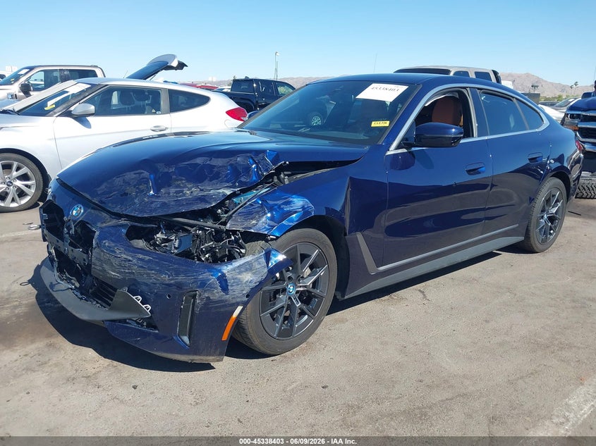 2023 BMW I4 VIN WBY43AW03PFR37923 IAAI salvage auction — LEFT FRONT, Salvage (Arizona), sold $8,200 on 2026-07-28 (photo 6)