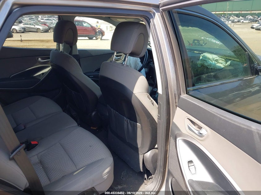 2017 Hyundai Santa fe VIN 5NMZTDLB1HH029747 IAAI salvage auction — FRONT END, Salvage (New Jersey), sold $875 on 2026-07-26 (photo 8)