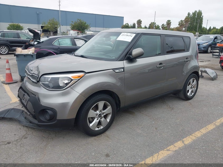 2017 Kia Soul VIN KNDJN2A23H7411400 IAAI salvage auction — FRONT & REAR, Salvage Title, sold $575 on 2026-07-27 (photo 2)