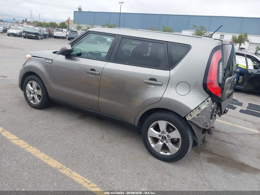 2017 Kia Soul VIN KNDJN2A23H7411400 IAAI salvage auction — FRONT & REAR, Salvage Title, sold $575 on 2026-07-27 (photo 3)