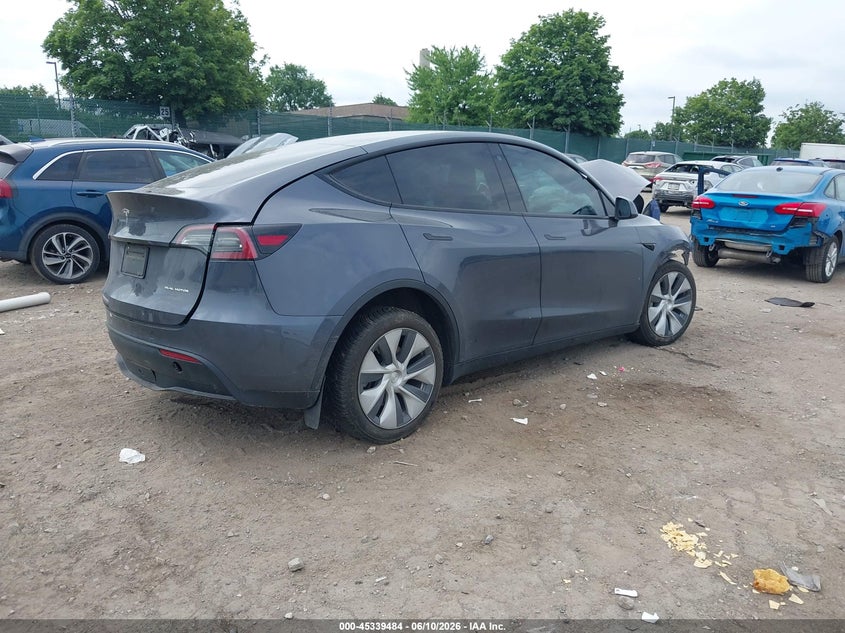 2022 Tesla Model y VIN 7SAYGDEE0NF457042 IAAI salvage auction — FRONT END, Salvage Title, sold $7,975 on 2026-09-03 (photo 4)