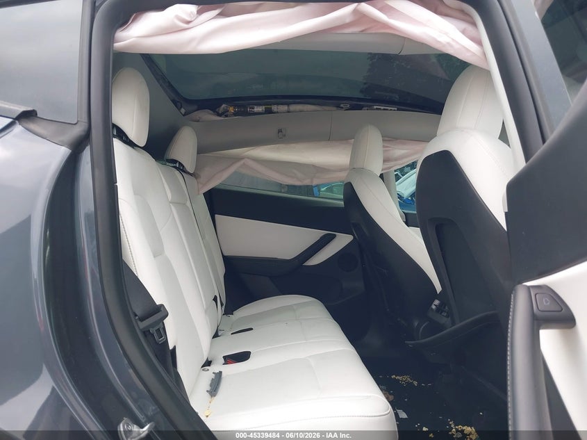 2022 Tesla Model y VIN 7SAYGDEE0NF457042 IAAI salvage auction — FRONT END, Salvage Title, sold $7,975 on 2026-09-03 (photo 8)