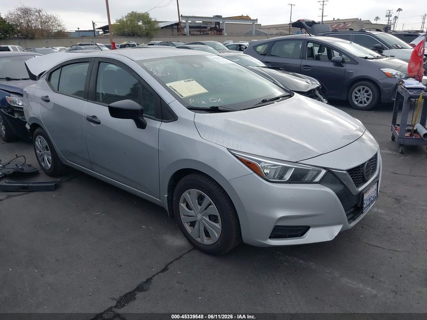 2021 Nissan Versa VIN 3N1CN8BV4ML893484 IAAI salvage auction — REAR END, Salvage Title, sold $4,800 on 2026-08-01 (photo 1)