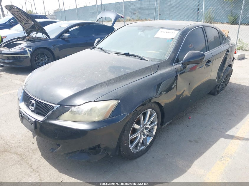 2008 Lexus Is VIN JTHBK262285076629 IAAI salvage auction — NORMAL WEAR, Salvage (California), sold $225 on 2026-07-08 (photo 2)