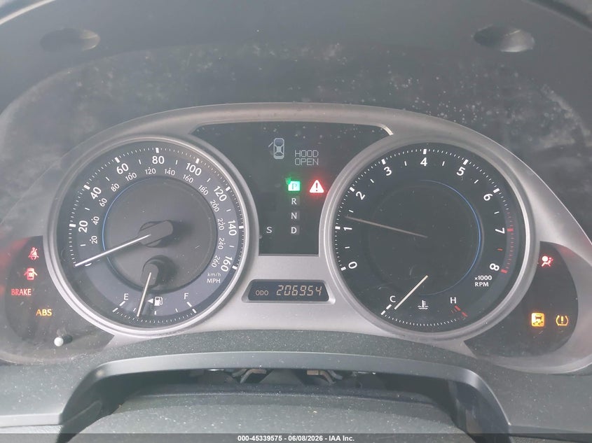 2008 Lexus Is VIN JTHBK262285076629 IAAI salvage auction — NORMAL WEAR, Salvage (California), sold $225 on 2026-07-08 (photo 7)