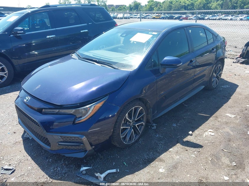 2021 Toyota Corolla VIN JTDS4MCEXMJ076000 IAAI salvage auction — LEFT SIDE, Salvage (Tennessee), sold $4,550 on 2026-07-09 (photo 2)