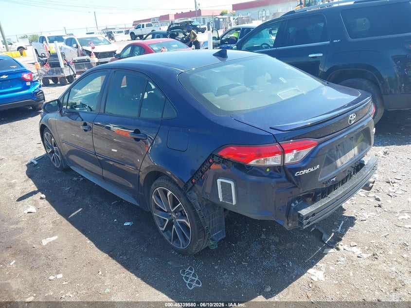 2021 Toyota Corolla VIN JTDS4MCEXMJ076000 IAAI salvage auction — LEFT SIDE, Salvage (Tennessee), sold $4,550 on 2026-07-09 (photo 3)
