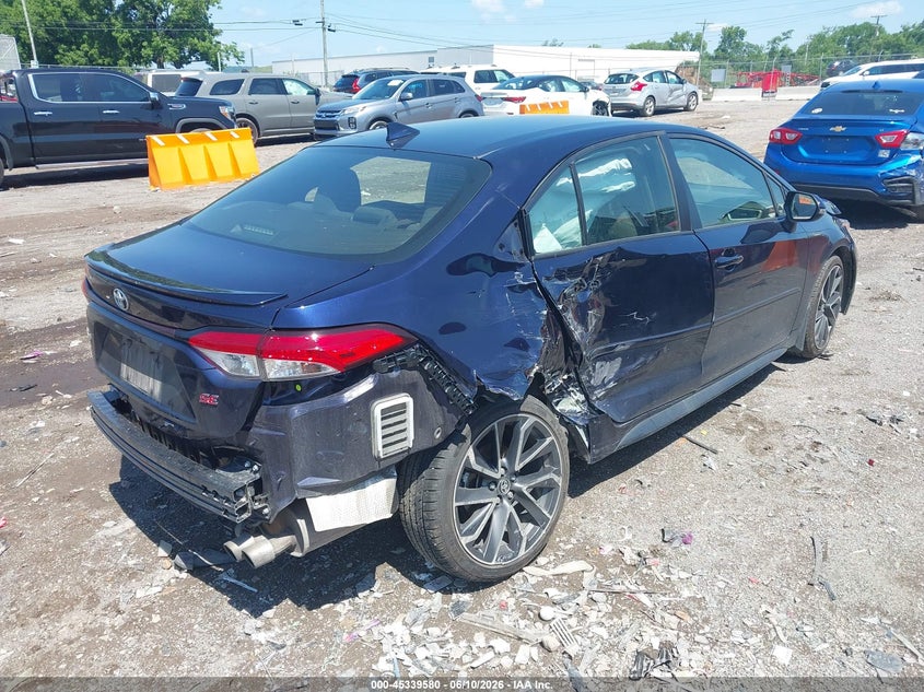2021 Toyota Corolla VIN JTDS4MCEXMJ076000 IAAI salvage auction — LEFT SIDE, Salvage (Tennessee), sold $4,550 on 2026-07-09 (photo 4)