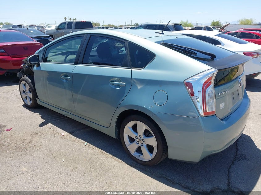2013 Toyota Prius VIN JTDKN3DUXD5590063 IAAI salvage auction — FRONT END, Salvage (Arizona), sold $3,450 on 2026-07-09 (photo 3)