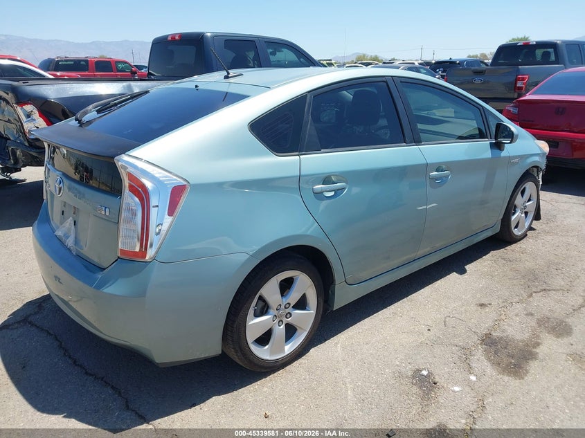 2013 Toyota Prius VIN JTDKN3DUXD5590063 IAAI salvage auction — FRONT END, Salvage (Arizona), sold $3,450 on 2026-07-09 (photo 4)