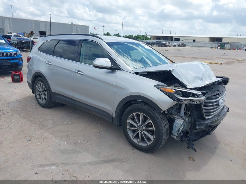 2018 Hyundai Santa fe VIN KM8SM4HFXJU280920 IAAI salvage auction — FRONT END, Salvage (Texas), sold $1,800 on 2026-08-02 (photo 1)