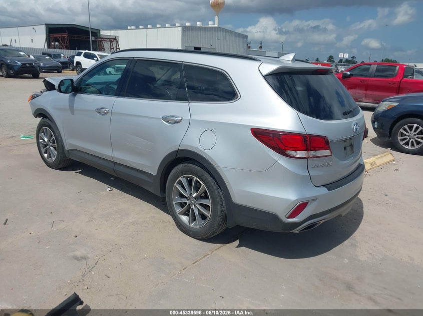 2018 Hyundai Santa fe VIN KM8SM4HFXJU280920 IAAI salvage auction — FRONT END, Salvage (Texas), sold $1,800 on 2026-08-02 (photo 3)