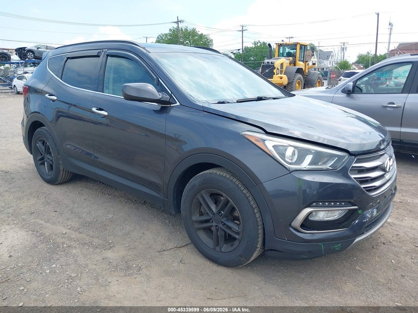 2017 Hyundai Santa fe VIN 5XYZUDLB3HG427680 IAAI salvage auction — FRONT END, Mv-907A (New York), sold $2,600 on 2026-07-22 (photo 1)