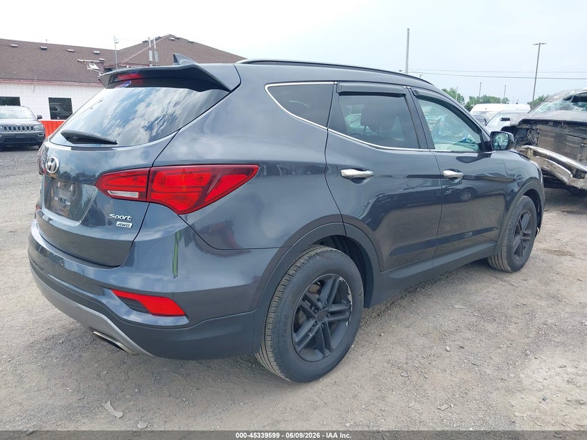 2017 Hyundai Santa fe VIN 5XYZUDLB3HG427680 IAAI salvage auction — FRONT END, Mv-907A (New York), sold $2,600 on 2026-07-22 (photo 4)