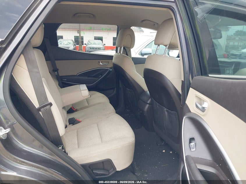 2017 Hyundai Santa fe VIN 5XYZUDLB3HG427680 IAAI salvage auction — FRONT END, Mv-907A (New York), sold $2,600 on 2026-07-22 (photo 8)