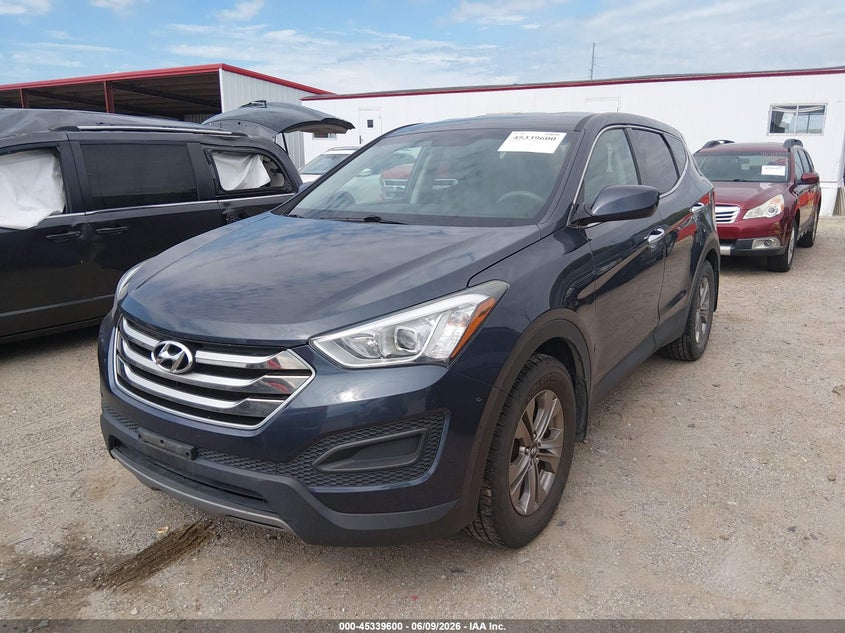 2016 Hyundai Santa fe VIN 5XYZTDLB9GG369611 IAAI salvage auction — NORMAL WEAR, Salvage Title, sold $1,900 on 2026-07-09 (photo 2)