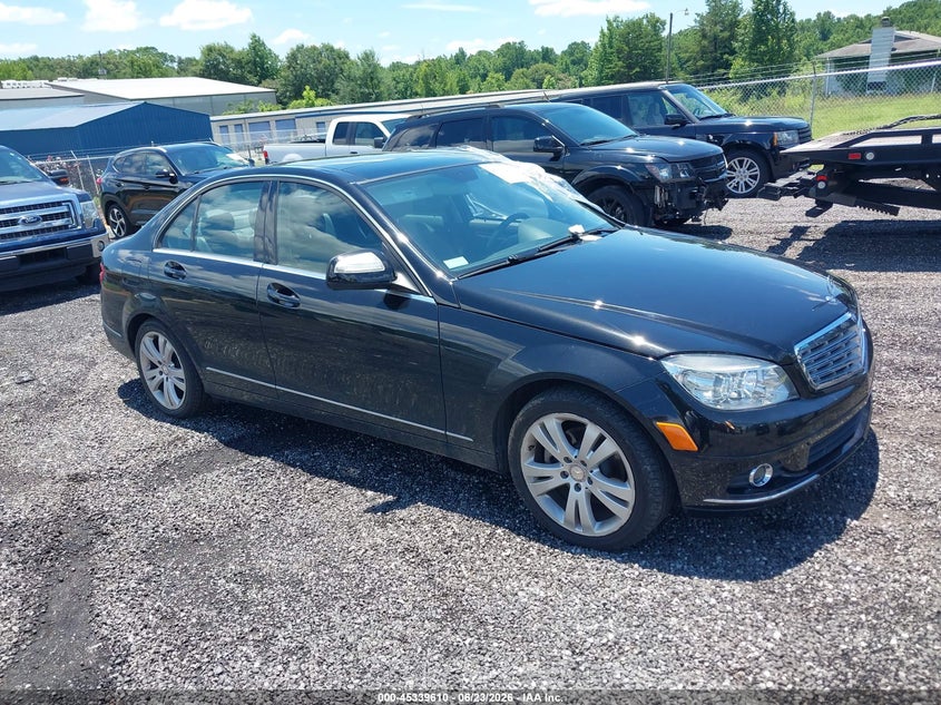 2008 Mercedes-benz C class VIN WDDGF54XX8F050999 IAAI salvage auction — LEFT SIDE, Salvage (South Carolina), sold $1,050 on 2026-07-21 (photo 1)
