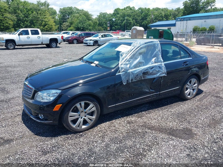 2008 Mercedes-benz C class VIN WDDGF54XX8F050999 IAAI salvage auction — LEFT SIDE, Salvage (South Carolina), sold $1,050 on 2026-07-21 (photo 2)