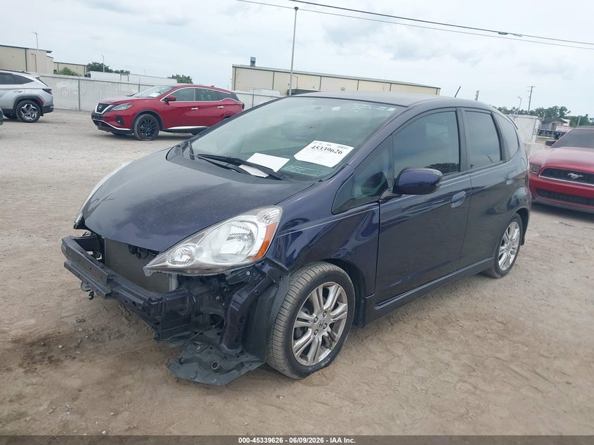 2009 Honda Fit VIN JHMGE884X9S065721 IAAI salvage auction — FRONT END, Rebuildable (Florida), sold $1,600 on 2026-07-09 (photo 2)