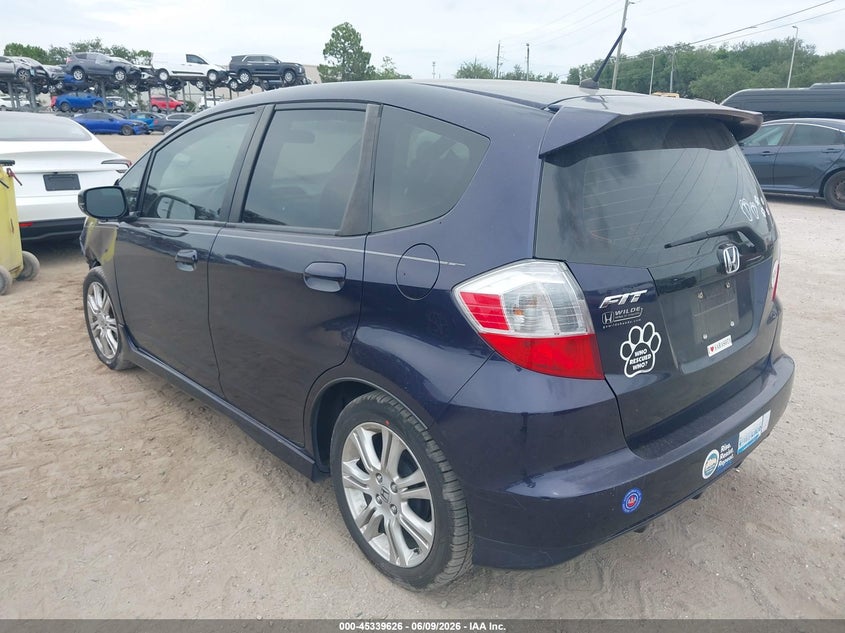 2009 Honda Fit VIN JHMGE884X9S065721 IAAI salvage auction — FRONT END, Rebuildable (Florida), sold $1,600 on 2026-07-09 (photo 3)