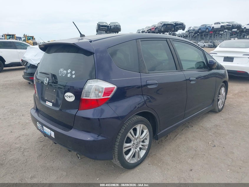 2009 Honda Fit VIN JHMGE884X9S065721 IAAI salvage auction — FRONT END, Rebuildable (Florida), sold $1,600 on 2026-07-09 (photo 4)