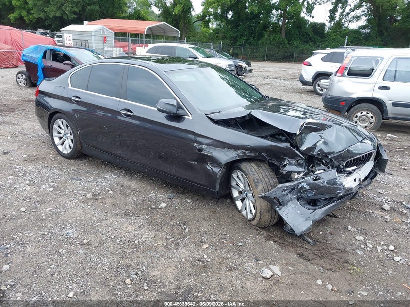 2015 BMW 5er VIN WBA5B1C55FD918760 IAAI salvage auction — FRONT END, Salvage (Georgia), sold $1,400 on 2026-07-31 (photo 1)