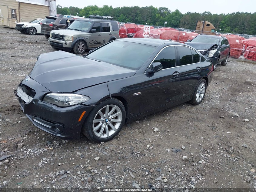 2015 BMW 5er VIN WBA5B1C55FD918760 IAAI salvage auction — FRONT END, Salvage (Georgia), sold $1,400 on 2026-07-31 (photo 2)