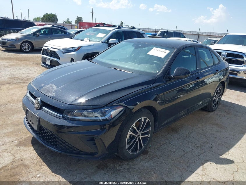 2025 Volkswagen Jetta VIN 3VWBX7BU1SM100831 IAAI salvage auction — REAR END, Original (Texas), sold $7,700 on 2026-09-18 (photo 2)
