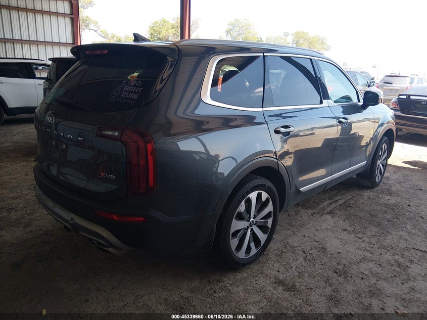 2020 Kia Telluride VIN 5XYP64HC7LG081290 IAAI salvage auction — SIDE, Salvage (Nebraska), sold $5,150 on 2026-07-16 (photo 4)