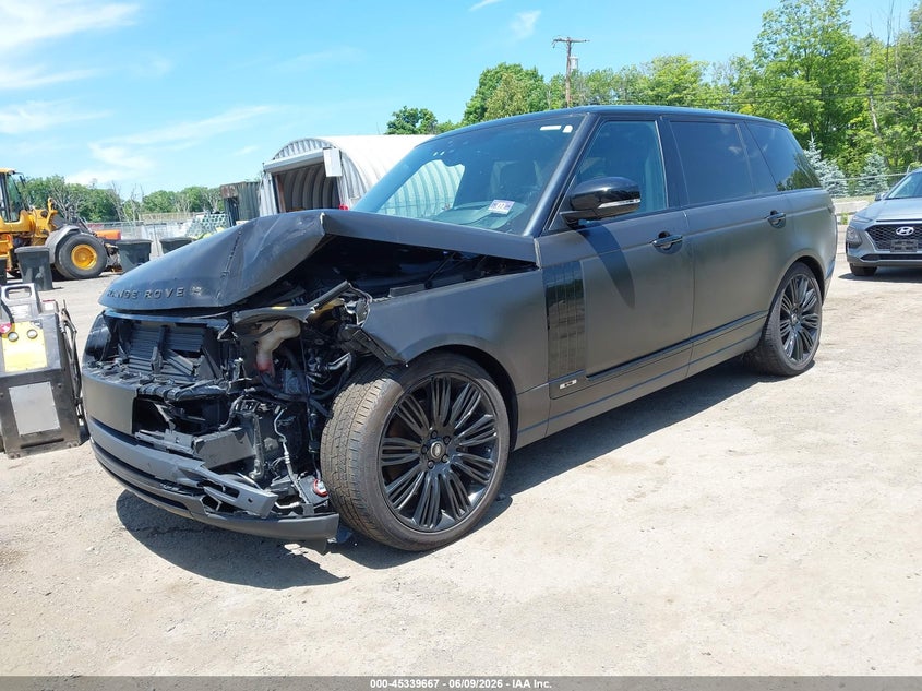2019 Land rover RANGE ROVER VIN SALGS5RE4KA547878 IAAI salvage auction — LEFT FRONT, Salvage (New Jersey), sold $10,750 on 2026-07-23 (photo 2)