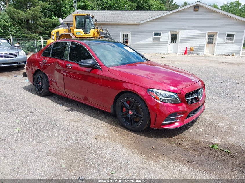 2020 Mercedes-benz C-klasse VIN WDDWF8EB9LR562096 IAAI salvage auction — RIGHT SIDE, Salvage (Ohio), sold $8,750 on 2026-08-11 (photo 1)
