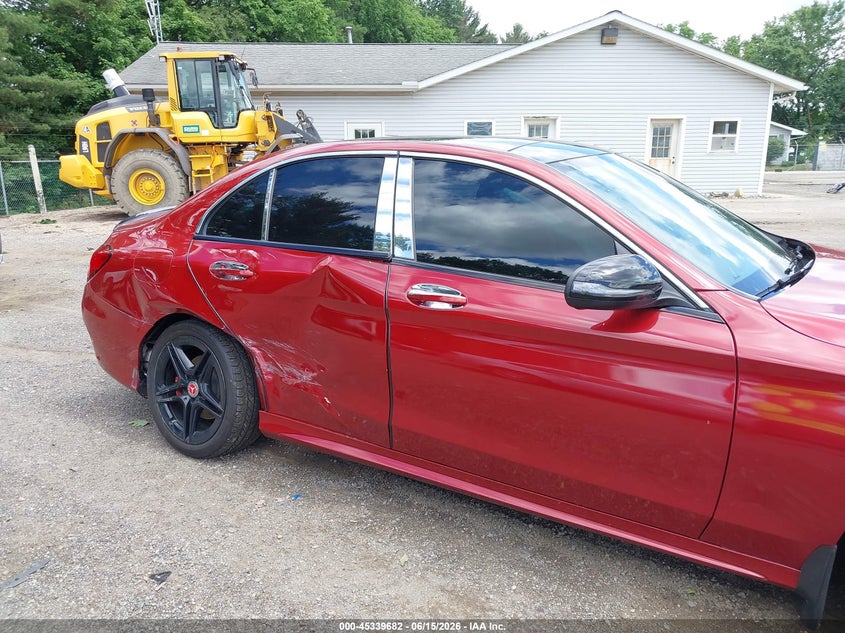 2020 Mercedes-benz C-klasse VIN WDDWF8EB9LR562096 IAAI salvage auction — RIGHT SIDE, Salvage (Ohio), sold $8,750 on 2026-08-11 (photo 6)
