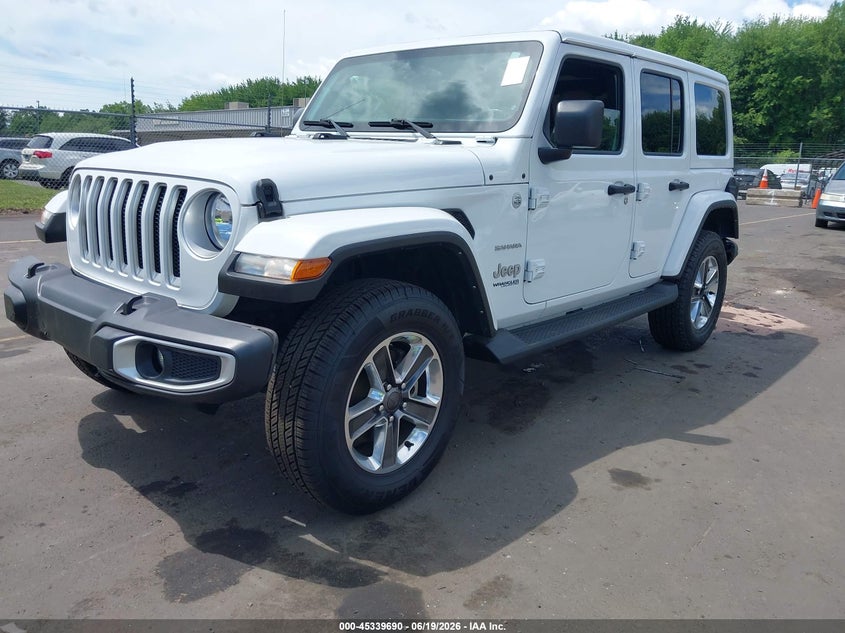 2021 Jeep Wrangler / VIN 1C4HJXEN1MW774726 IAAI salvage auction — REAR END, Salvage (Connecticut), sold $12,800 on 2026-08-01 (photo 2)