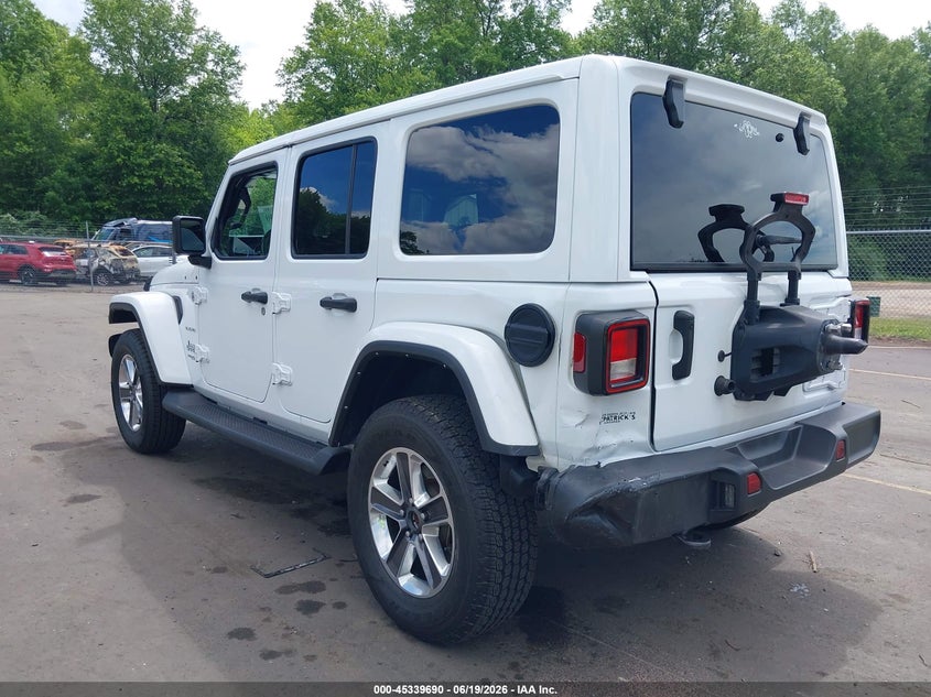 2021 Jeep Wrangler / VIN 1C4HJXEN1MW774726 IAAI salvage auction — REAR END, Salvage (Connecticut), sold $12,800 on 2026-08-01 (photo 3)