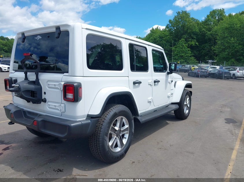 2021 Jeep Wrangler / VIN 1C4HJXEN1MW774726 IAAI salvage auction — REAR END, Salvage (Connecticut), sold $12,800 on 2026-08-01 (photo 4)