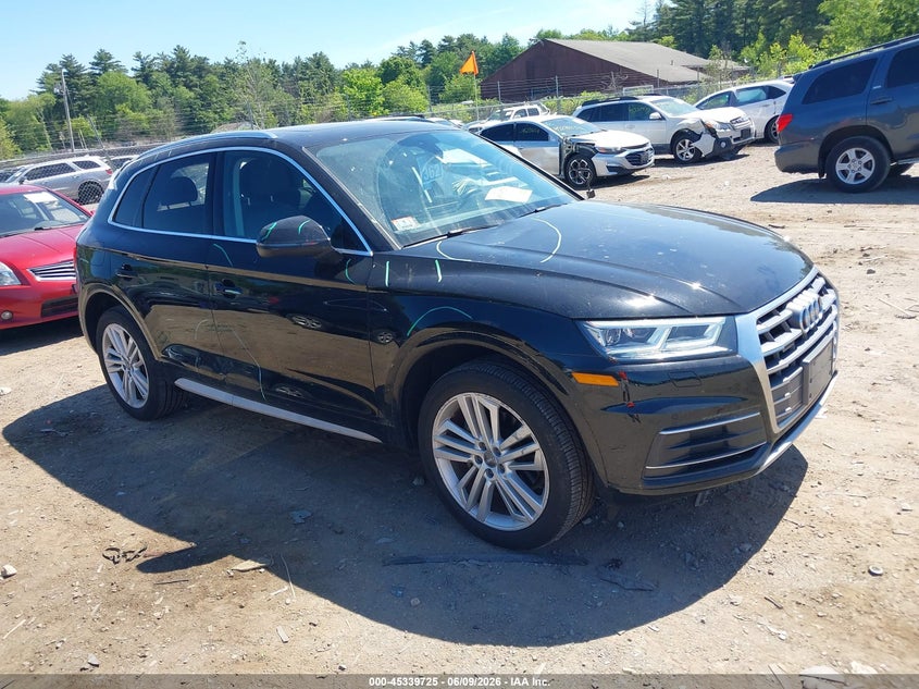 2018 Audi Q5 VIN WA1BNAFY7J2146893 — IAAI salvage auction photo