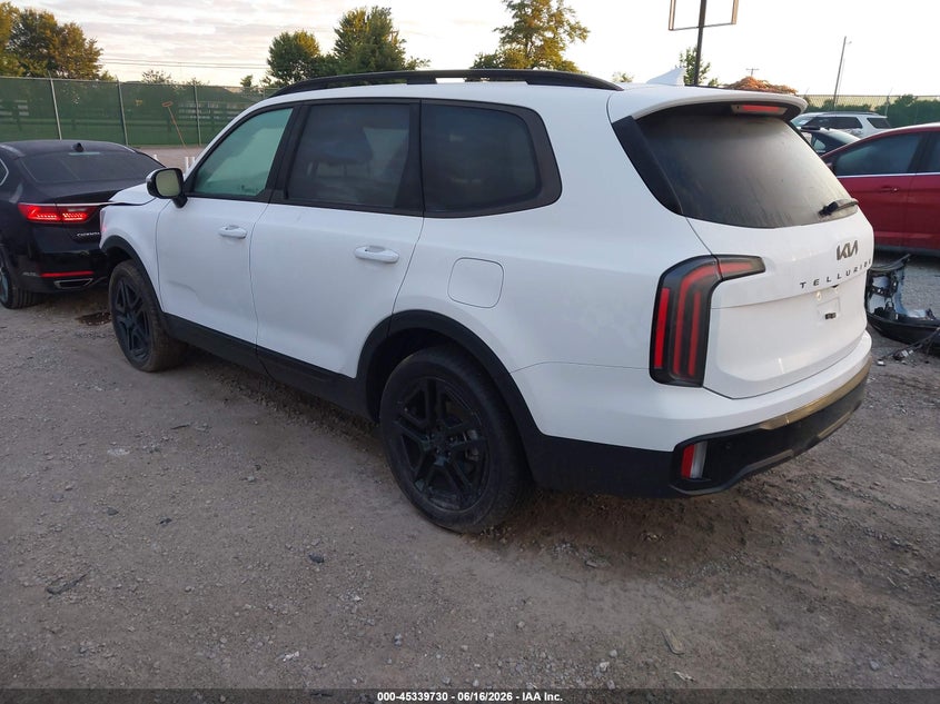 2025 Kia Telluride VIN 5XYP5DGC6SG715420 IAAI salvage auction — FRONT END, Salvage (Kentucky), sold $14,300 on 2026-07-20 (photo 3)