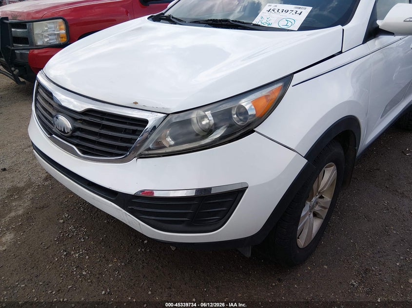 2013 Kia Sportage VIN KNDPB3A23D7426739 IAAI salvage auction — FRONT END, Clear (Oklahoma), sold $2,800 on 2026-08-01 (photo 6)